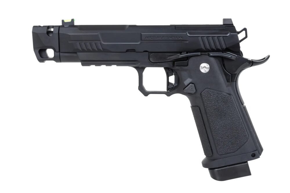 Arcturus Hi-Capa Vanguard 4.3" OR Gas Pistol with Compensator - Black
