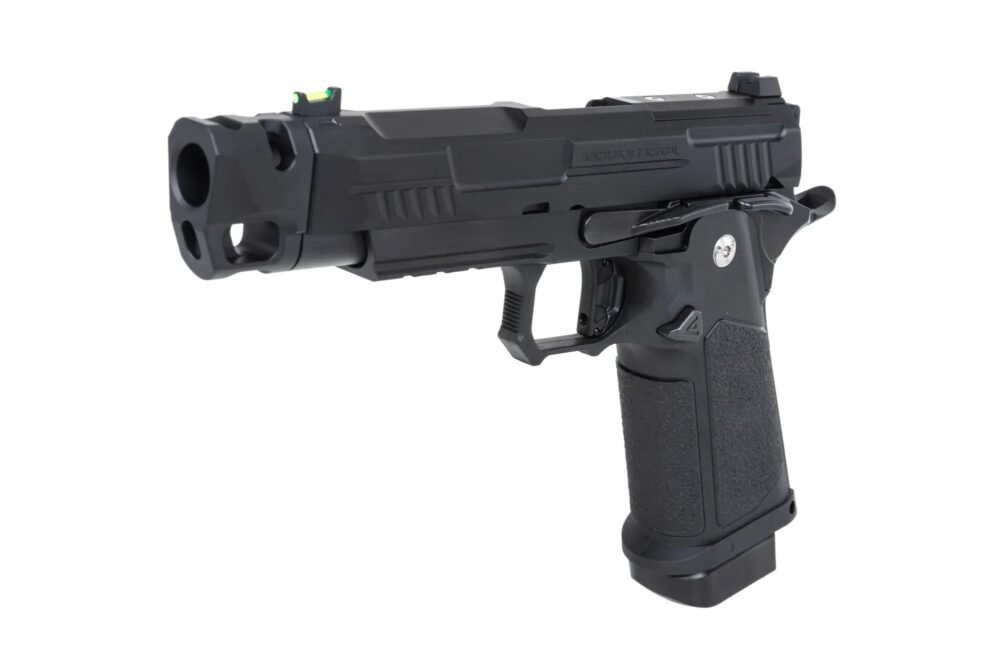 Arcturus Hi-Capa Vanguard 4.3" OR Gas Pistol with Compensator - Black