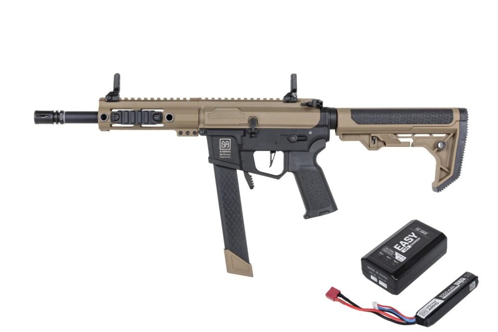 SA AR9 Light Ops Gen2 (SA-FX01 FLEX(TM) BLDC(TM) HAL ETU(TM)) - Black / Tan