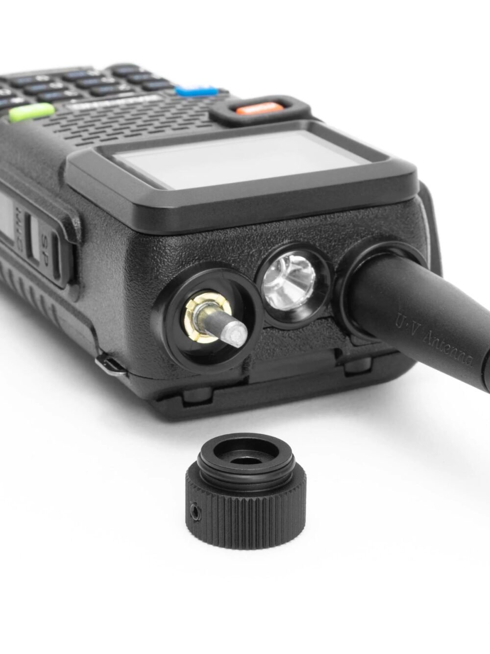 Tridos Baofeng UV-5RM PTT Guard and Volume Dial Knob - Black