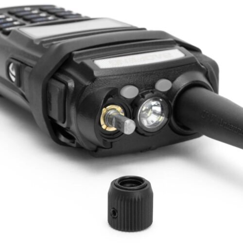 Tridos Baofeng UV-82 PTT Guard and Volume Dial Knob - Black