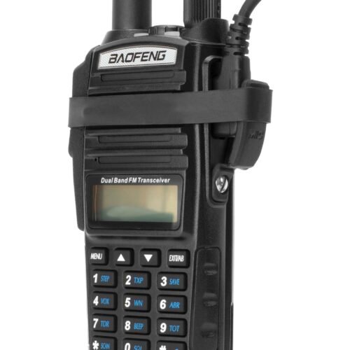 Tridos Baofeng UV-82 PTT Guard and Volume Dial Knob - Black