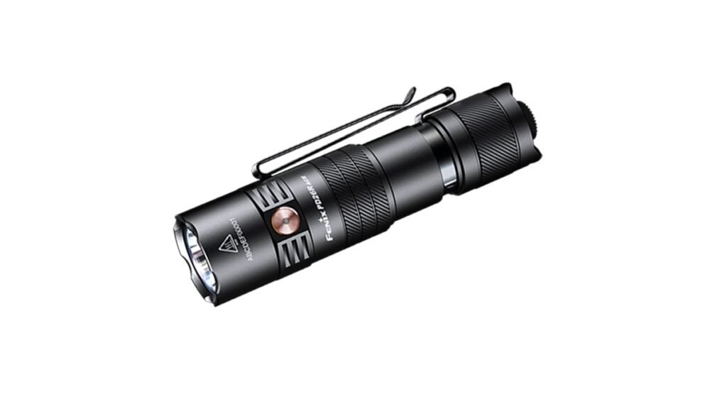 FENIX Rechargeable LED Flashlight PD26R ACE, 1300 lm  - Black
