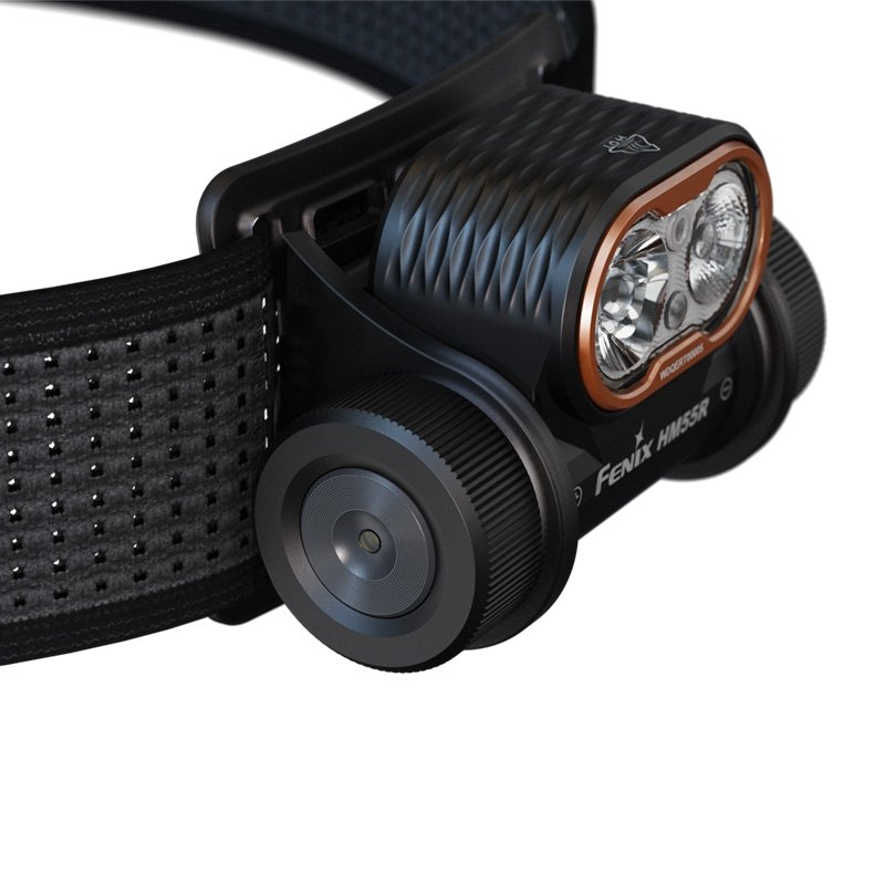 FENIX HM55R Rechargeable Headlamp, 1200 lm - Black