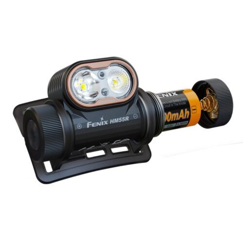 FENIX HM55R Rechargeable Headlamp, 1200 lm - Black