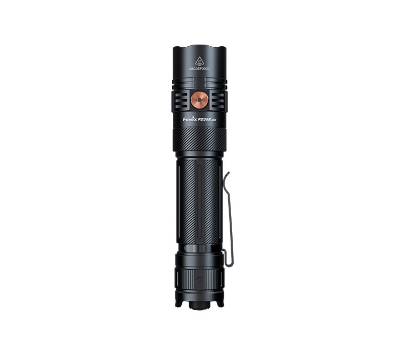 FENIX Rechargeable LED Flashlight PD36R ACE, 3000 lm - Black