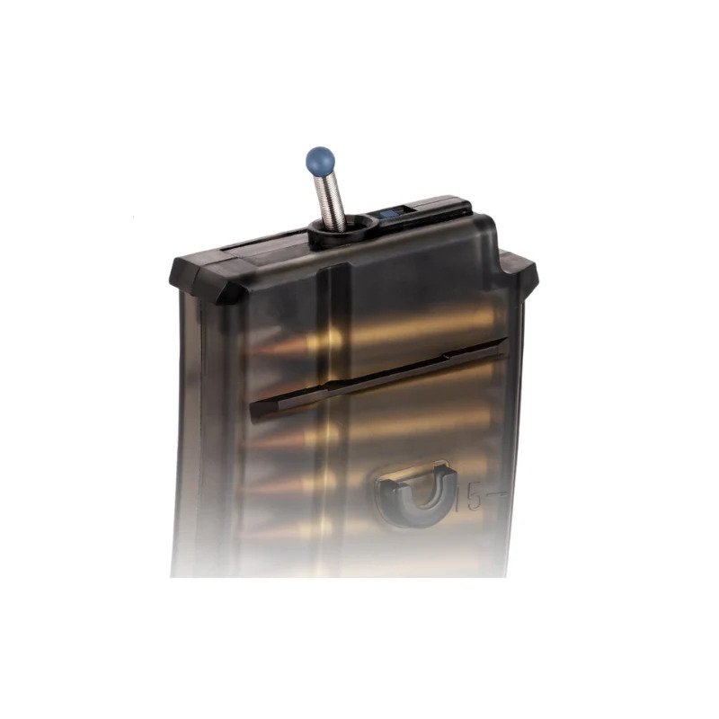 TM SG553 Plus Low-Cap Magazine, 40 BBs - Transparent