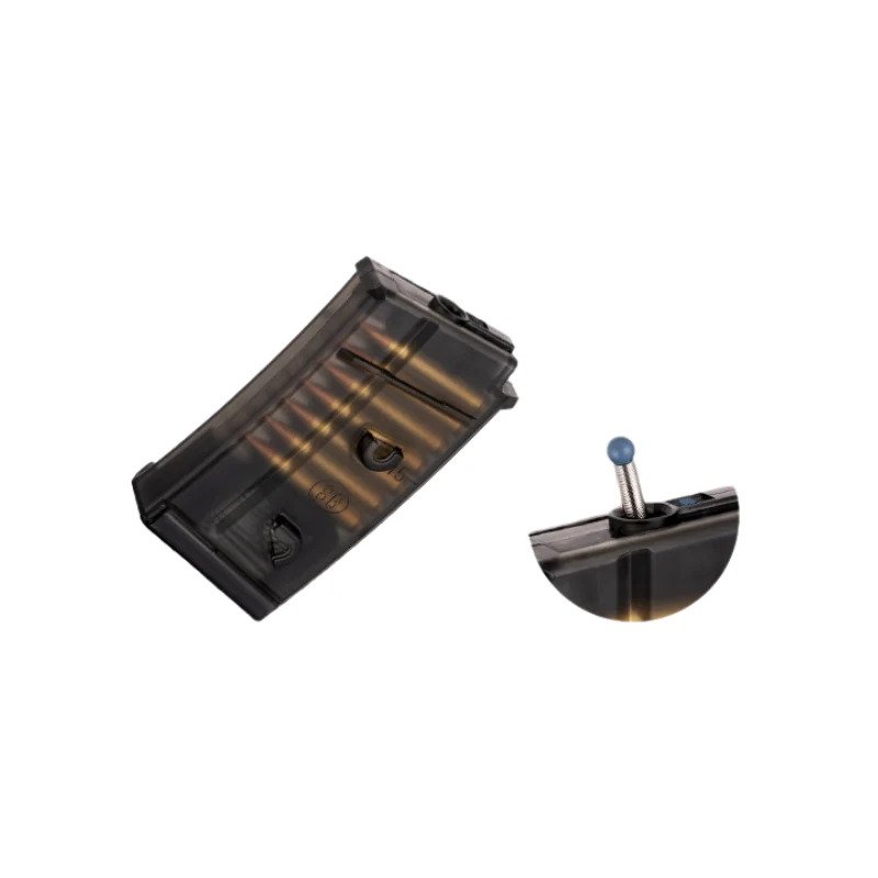 TM SG553 Plus Low-Cap Magazine, 40 BBs - Transparent