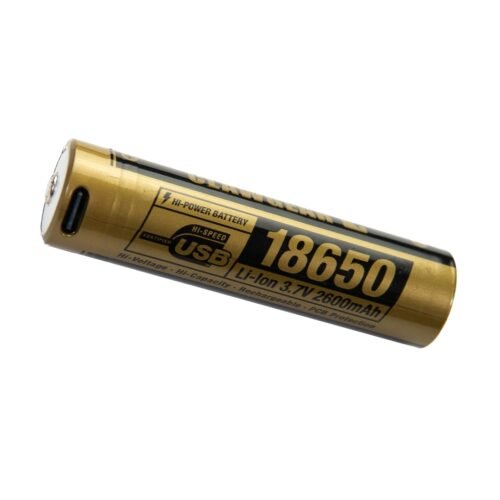 18650 Battery 3.7V 2600mAh USB-C