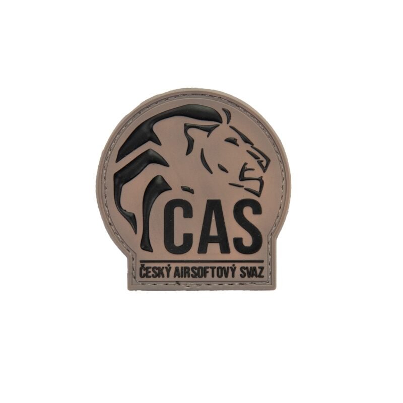 Patch "ČAS" Czech Airsoft Union - TAN
