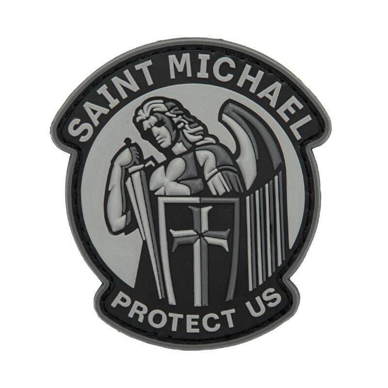3D PVC SAINT MICHAEL PROTECT US JTG(R) Patch - Grey