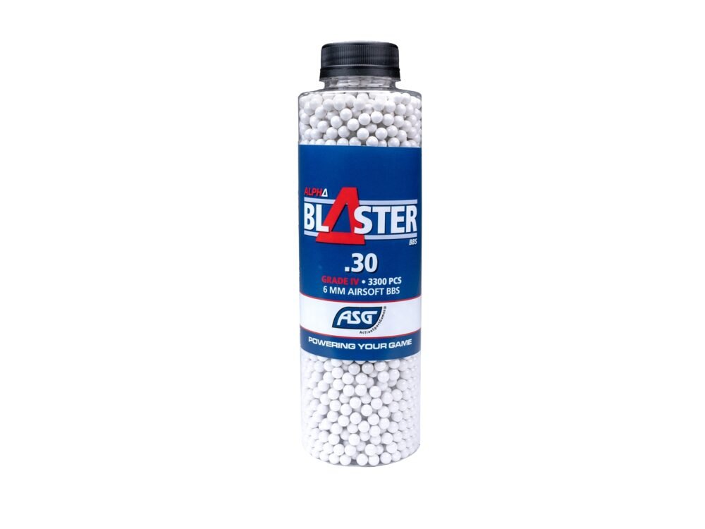 ASG ALPHA Blaster BBs 0,30g, 3300 BBs - White