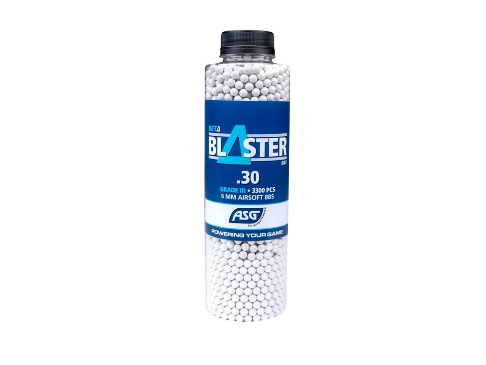 ASG BETA Blaster BBs 0,30g, 3300 BBs - White