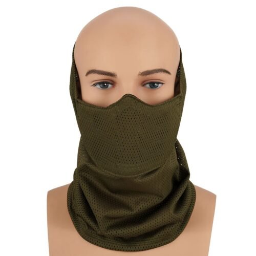 CYGNUS ARMORY Face Warrior Defender Neck Gaiter - Green