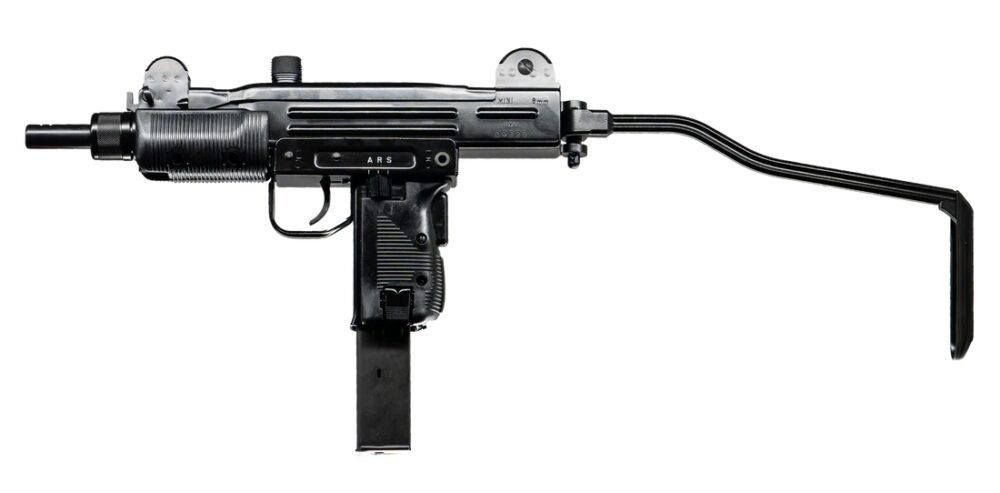 Northeast Mini UZI GBB Gas Machine Gun - Black