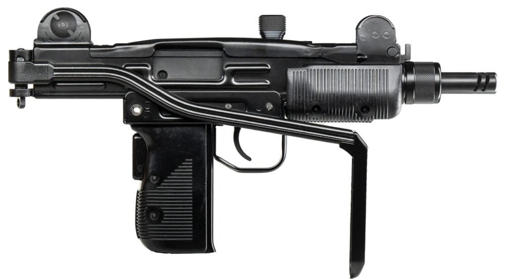 Northeast Mini UZI GBB Gas Machine Gun - Black