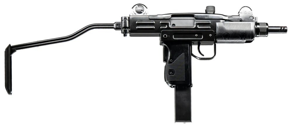 Northeast Mini UZI GBB Gas Machine Gun - Black