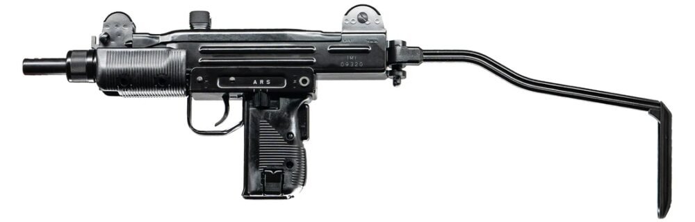 Northeast Mini UZI GBB Gas Machine Gun - Black