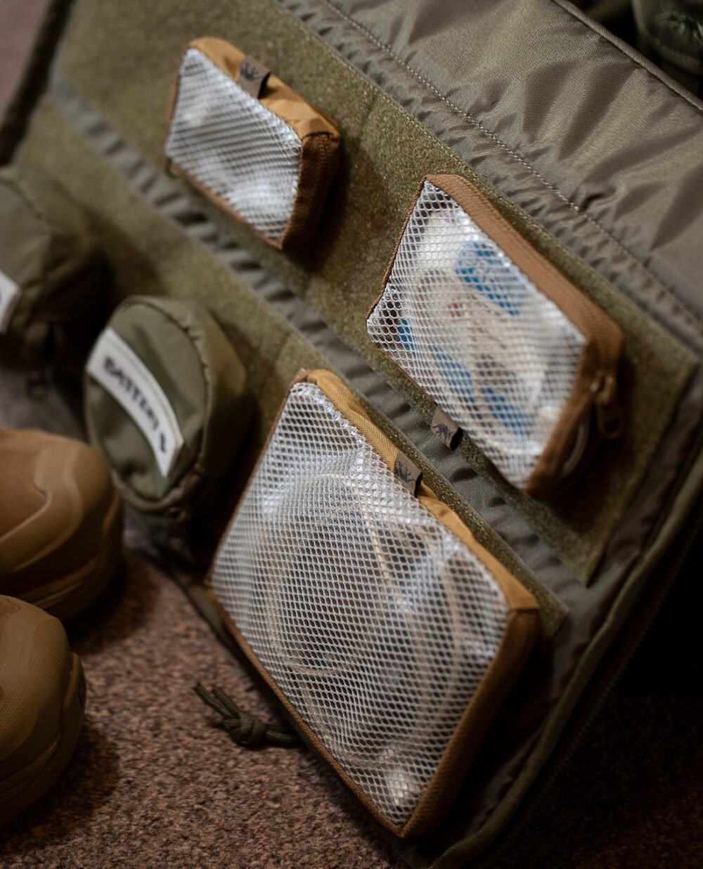 76384 TT MESH POUCH VL Set - Coyote