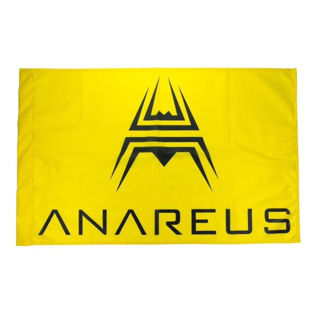 ANAREUS Game Mode Flag 60x90 cm - Yellow
