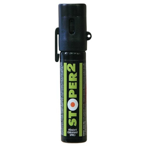 76465 A1 STOPER 2 Foam Pepper Spray with Belt Clip - 20 ml