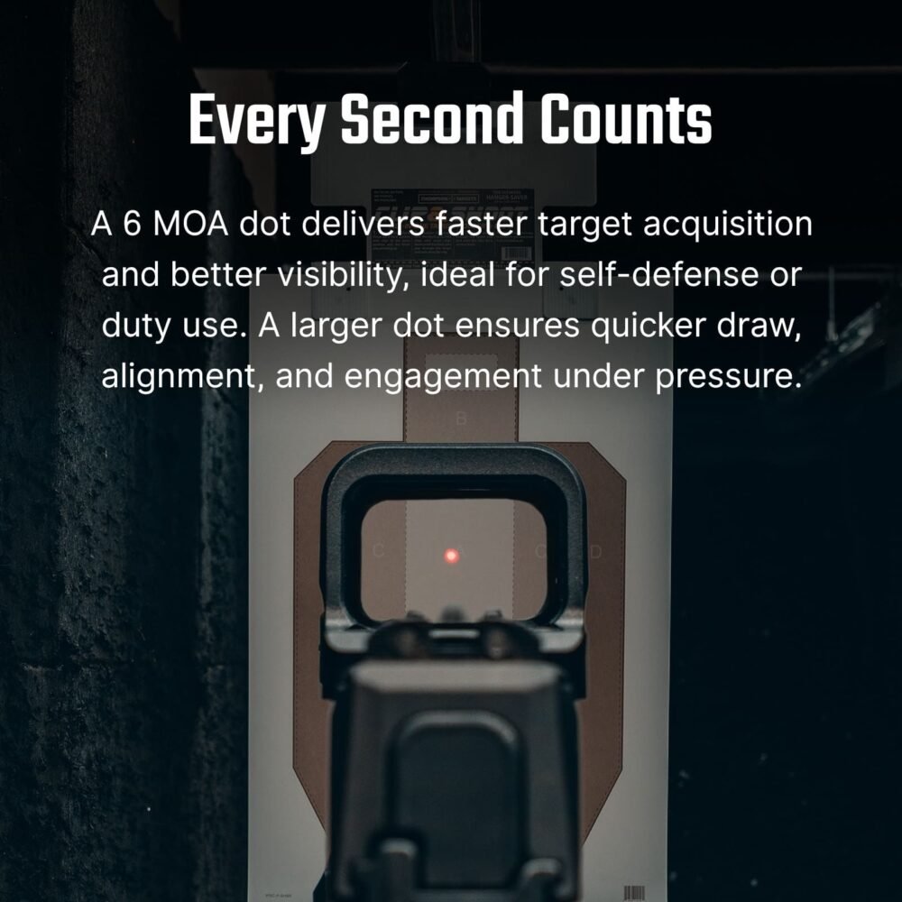 OLIGHT Osight K Red Dot Sight, RMR Footprint - Black