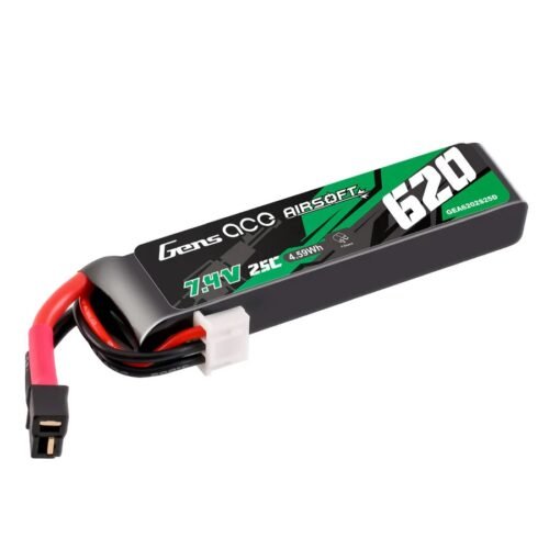Gens ACE Li-Pol Battery 7.4V 620mAh, 25C, Mini T-Dean - AEP