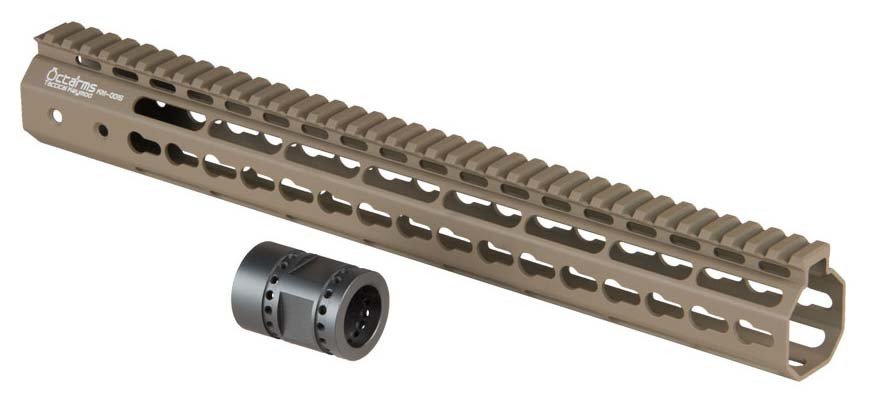15" Keymod System Handguard Set, DARK EARTH