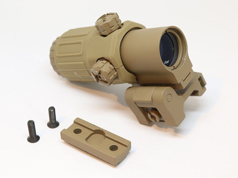 AIMO G33 Style 3X Magnifier with QD Mount ( Dark Earth )