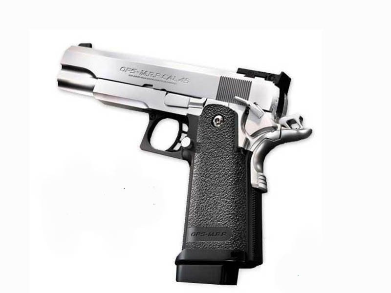 TM GBB gas pistol Hi-Capa 5.1 - Silver (Chrome Stainless)