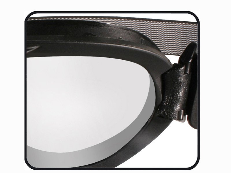 Goggles NERVE smoke grey  plus  clear/Matte black frame