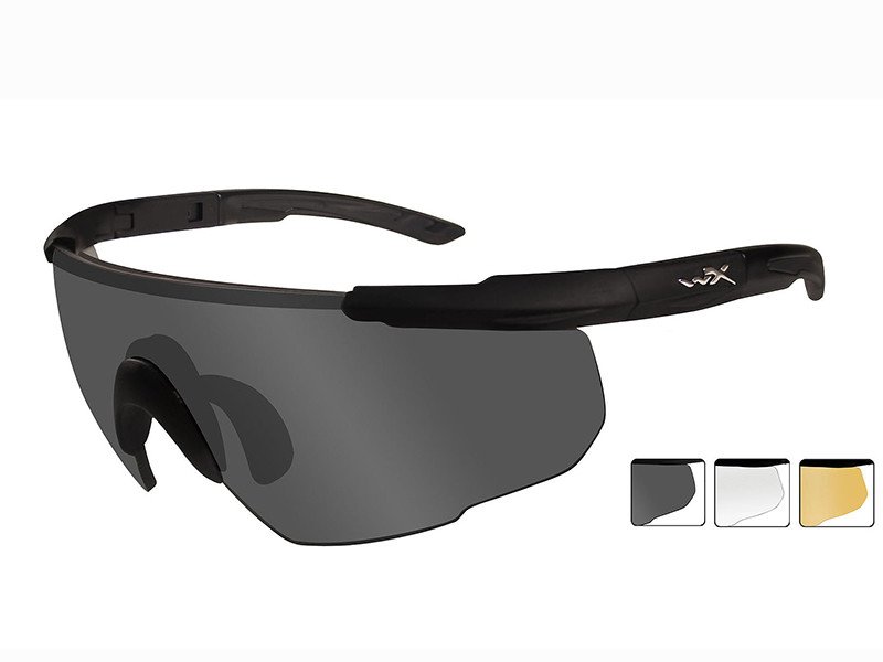 Goggles SABER ADVANCED Smoke Grey  plus  Clear  plus  Light Rust/Matte black frame
