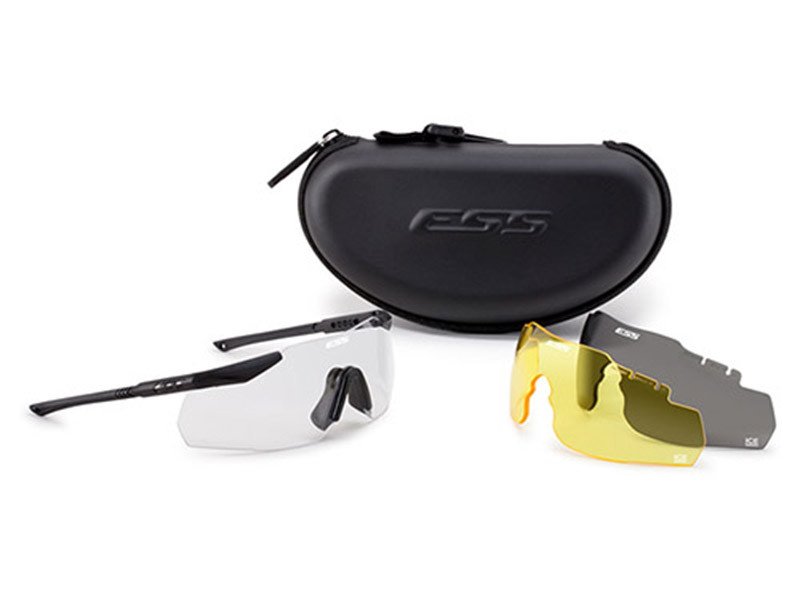 Tactical Goggles ESS ICE3 NARO EYESHIELD 3 x glass  plus  Softcase
