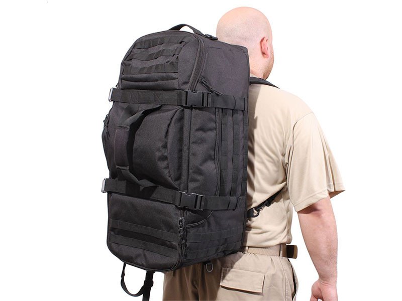 3-In-1 Convertible Mission Bag BLACK