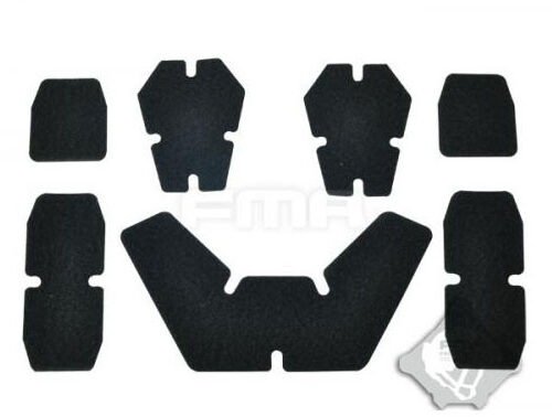 FMA Adhesive VELCRO Panels on Helmet, type CP - Black