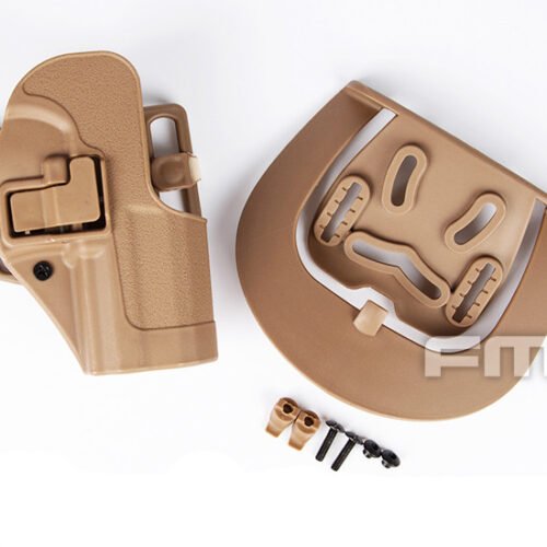 9535 FMA CQC Serpa Belt Holster (USP, CZ-P09), Right Hand - Tan