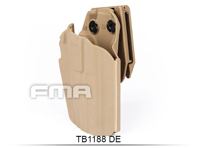 FMA Universal Belt Holster GLS 579, Right Hand - Tan