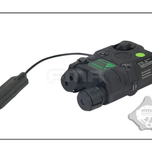 FMA AN/PEQ15 LA-5 Upgrade Version (LED Flashlight, Green / IR Laser) - Black
