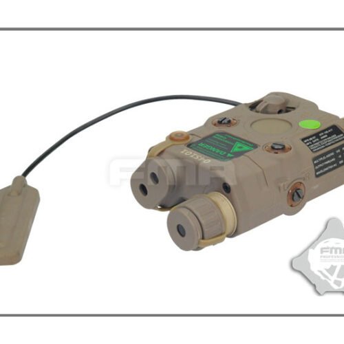 FMA AN/PEQ15 LA-5 Upgrade Version (LED Flashlight, Green / IR Laser) - Tan