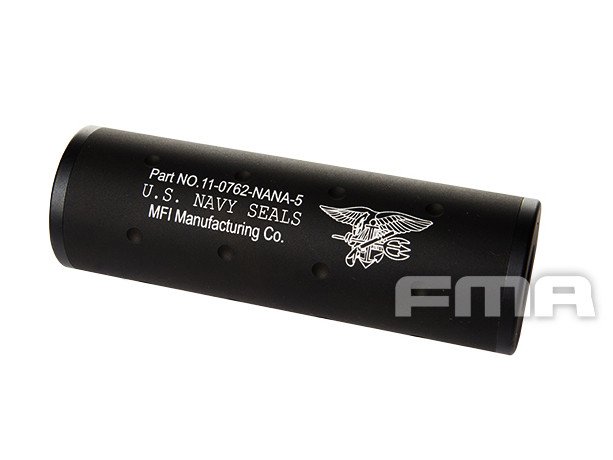 FMA U.S. Navy Seals Type Silencer 35x107 mm - Black