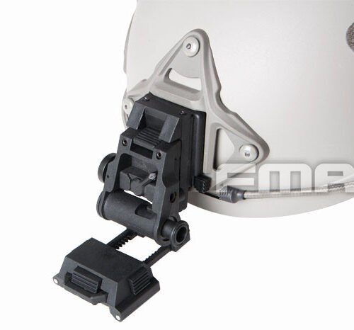 9616 FMA L3G10 Nylon Helmet Mount for NVG PVS-15 / 18 - Black
