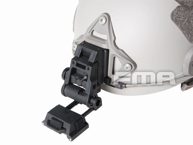 9616 FMA L3G10 Nylon Helmet Mount for NVG PVS-15 / 18 - Black