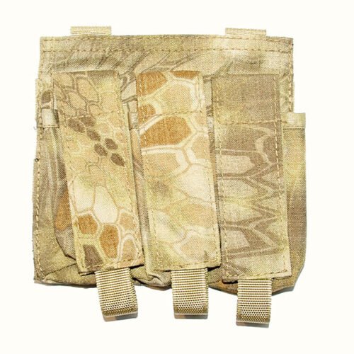 SWAT Molle Handgun Triple Mag pouch ( Kryptek Highlander )