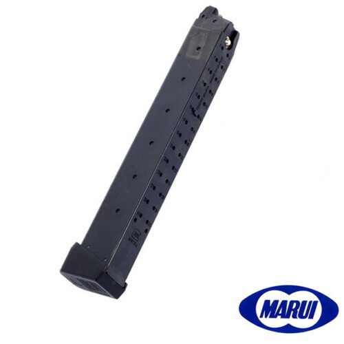 TM Extended Magazine for Marui G-series Model 17 / 18C GBB, 50 BBs - Black (No Markings)