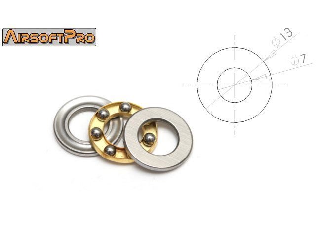 Axial bearing for sniper rifles spring guide