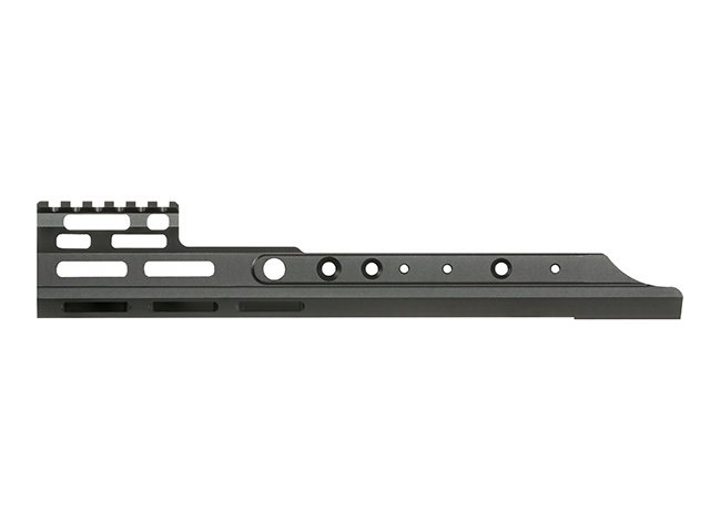 MLOCK 5 INCH HANDGUARD EXTENSION FOR SCAR-H AIRSOFT RIFLE - BLACK [DOUBLE BELL]