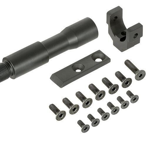 MLOCK 5 INCH HANDGUARD EXTENSION FOR SCAR-H AIRSOFT RIFLE - BLACK [DOUBLE BELL]