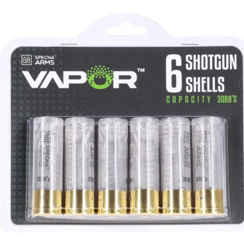 SA VAPOR(TM) Shotgun Cartridges 6-Pack, 30 BBs - Transparent