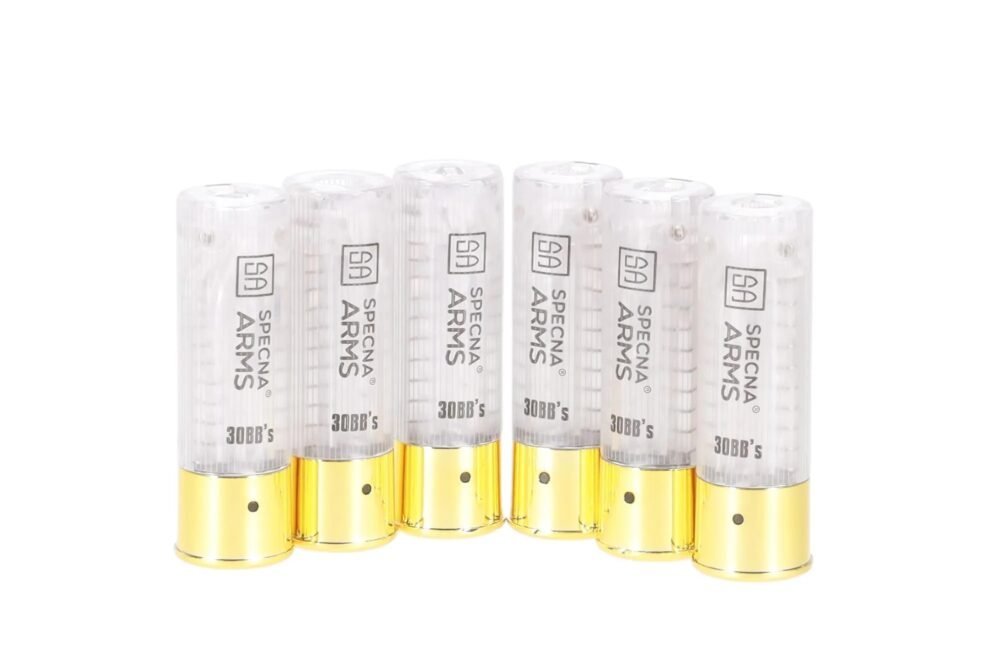 SA VAPOR(TM) Shotgun Cartridges 6-Pack, 30 BBs - Transparent