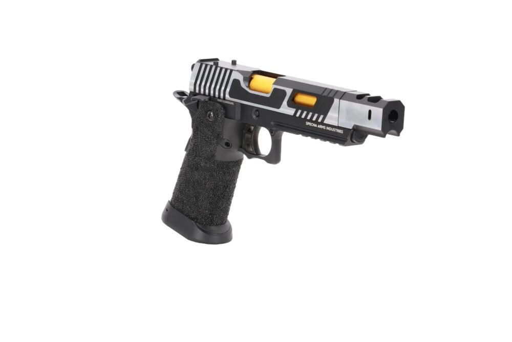 SA Hi-Capa SA-VGP20 VAPOR(TM) OR GBB Pistol - Silver / Black